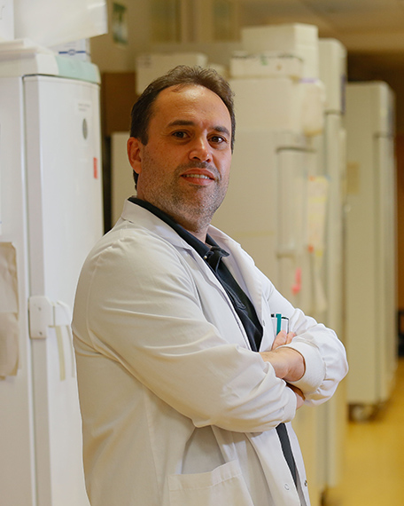 Hector Peinado (CNIO), becado Leonardo 2021 en la categoría de Biomedicina. © KIKE PARA.