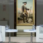 Conversación entre Juan Gómez Bárcena y Carlos Pardo en el Ciclo Diálogos entre Creadores. Programa Becas Leonardo.